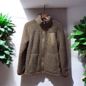 Abercrombie & Fitch Jacket Women's Small Soft A&F Collection Sherpa Cozy Comfy